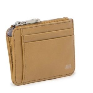 Hobo Kai Leather Card Wallet Card Holder Cedar